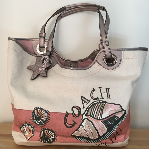coach beach purse
